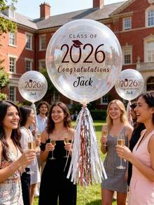 1 quả bóng bay tùy chỉnh mùa tốt nghiệp 2026, bóng bay bong bóng trong suốt cá nhân hóa làm quà tặng tốt nghiệp, bóng bay tốt nghiệp trong suốt tùy chỉnh, bóng bay trong suốt chúc mừng tốt nghiệp, bóng bay tốt nghiệp sáng tạo, bóng bay chúc mừng tốt nghiệp trong suốt - Nhiều màu - Xem 2