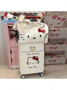 SANRIO 1个动漫人物毛绒手提包 - 可调节斜挎包，适合女性和女孩 - 旅行收纳包，带柔软衬垫和耐用肩带 - 彩色 - 查看 1