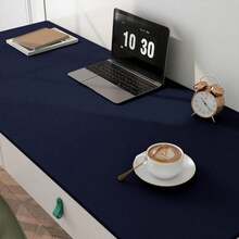 1 rouleau de papier peint autoadhésif bleu foncé mat, en matériau PVC épais, durable et amovible, facile à déchirer et à coller, convient pour la décoration de la chambre, de la maison, du mur, de la salle de bain, de la cuisine, la rénovation murale, le relooking de meubles - couleur unie - Voir 5