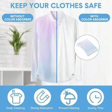 400/300/200/100/5pcs/Bag Laundry Tablets Laundry Paper Anti Mixing Color Absorption Washing Accessories - Multicolor - View 5