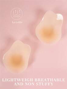 22片硅胶提胸花瓣（10/12/14厘米），隐形乳贴，适合派对礼服，提升乳沟和胸部曲线。 - 彩色 - 查看 10