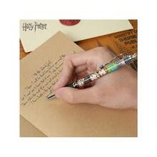 6支/套 华纳兄弟官方授权 顺滑书写凝胶笔和圆珠笔，办公用品，不晕染墨水，哈利、赫敏、罗恩，魔法世界，返校礼物文具 - A - 查看 9