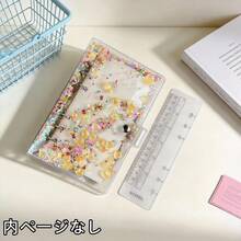 A6 Transparent Colorful Oyster Shell Double Snap Binder, Minimalist 6-Ring Loose Leaf Notebook Cover, Binder, Sticker Album, Idol Cards, Stickers, Planner, Can Store Beautiful Photos, Budget Planner, Can Be Used As Photo Album, Money Saver, Stationery, Notebook, Sticker Book, Loose Leaf Book, Sticker Notebook, Refill, Pocket Book, Seal Book, Office Supplies, School Supplies, Back To School - Colored Oyster Binder - View 17