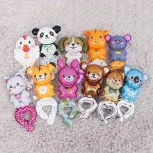 20pcs Cartoon Animal Wrist Balloons, Including Bear, Rabbit, Frog And Fox, Perfect For Forest Theme Birthday Party Decoration - View 3