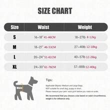Dog Lift Harness, Plaid Pet Rear Support Assist Device, Veterinarian Approved Elderly Dog Lifting Strap, Suitable For Hind Leg, Hip Disability And Joint Injury - Grey - View 3
