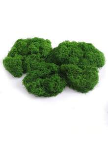 仿真苔蘚植絨綠色草坪迷你娃娃屋庭院微景 DIY 配件 撐傘女孩 綠色植物盆栽多肉盆景 背景牆 婚禮戶外造景裝飾 人造草皮 - 淺色 - 查看 7