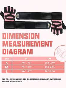 GOUNOD Workout Gloves For Men And Women, Weight Lifting Gloves With Excellent Grip, Lightweight Gym Gloves For Weightlifting, Cycling, Exercise, Training, Pull, Fitness, Climbing And Rowing,Suitable For Cycling,Riding Motorcycle And Skiing,Black Gloves - 粉色 - 查看 9