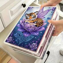 1PC Diamond Painting Storage Box, Fun Pattern - Open Lid Design, Suitable For Diamond Art, Crafts, Home, Office - Perfect Gift For Pet Lovers, DIY Enthusiasts, Birthday, Anniversary - Decorative And Practical Storage Box With Secure Closing System - Multicolor - View 41