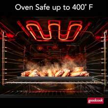 15" X 10.5" Nonstick Carbon Steel Baking Pan And Raised Wire Rack Pizza Crisper Crispy Bacon Multipurpose Cing Sheet Pan Cooling Rack Kitchen Cware Set Dishwasher - 深灰色 - 查看 4