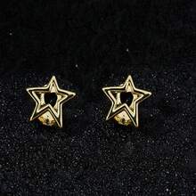 THATBOY 1pc/2pcs/4pcs/Set Star Shaped Teeth Grills, Suitable For Girls, Halloween Vampire Teeth Decor, Body Jewelry, Unisex Party Wear, Party Favor, Super Shiny - Multicolor - View 14