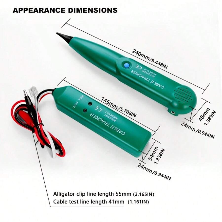MS6812 电缆追踪测试仪 专业线路 LAN 检测器 UTP 电话线追踪器 断点定位诊断音调