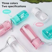 1pc 350ml/550ml Portable Foldable Pet Water Bottle - Multicolor - View 4