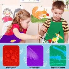 1-24pcs Long Sleeve Waterproof Art Smocks, Suitable For Teenagers And Artists - Durable Non-Woven Polyester Fabric, Perfect For Classroom, Kitchen, Crafts And Party Activities, Children's Art Supplies, Craft Aprons, Fun Designs, Easy Care Non-Woven Fabric, Applicable For Kitchen, Classroom, Community Events, Parties, Arts And Crafts Painting Activities - Multicolor - View 6