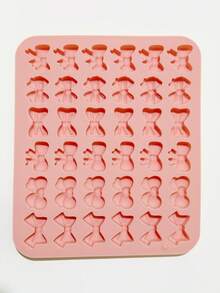 1 Set, 36pcs/Pack, 6 Different Bowknot Shaped Soft Candy Jelly Chocolate Pudding Baking Silicone Mold, DIY Valentine's Day - View 7