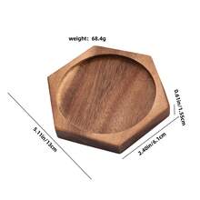 Đĩa đựng trái cây bằng gỗ nguyên khối kiểu Nhật, kích thước 13 x 6.1 x 1.55cm, khay gỗ hồng mộc, đĩa đựng trái cây đẹp mắt, đĩa ăn nhẹ, đĩa bánh, đồ dùng nhà bếp gia đình, khay bộ ấm trà ngoài trời và khay đựng đồ ăn. - Xem 3