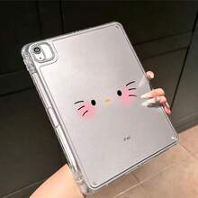 Cute Cartoon Clear Tablet Protective Case For  2025 11-Inch/11th/10th Generation Pro 2020/2021/2022 10.9 Inch, Air 3/4/5/6/7, (2021/2020/2019) 10.2 Inch, 11 Generation 2025, 2017/2018 9.7inch,  Pro 2024(11inch/13inch), Air 2024 11inch, Lightweight Soft TPU, With Pen Slot, Anti-Scratch Ultra Slim Protective Tablet Cover, Shockproof Impact Resistant, Clear - GT卡通A - 查看 4