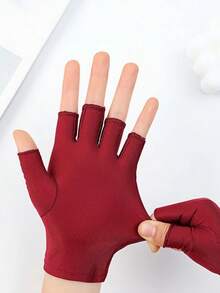1 đôi găng tay ngắn tay mỏng nhẹ màu trơn dành cho nữ, thích hợp cho mùa xuân/hè, phù hợp cho hái trà, lái xe, đạp xe, thoải mái và bền, găng tay ngắn tay co giãn cao, quà tặng ngày lễ - Nhiều màu - Xem 6