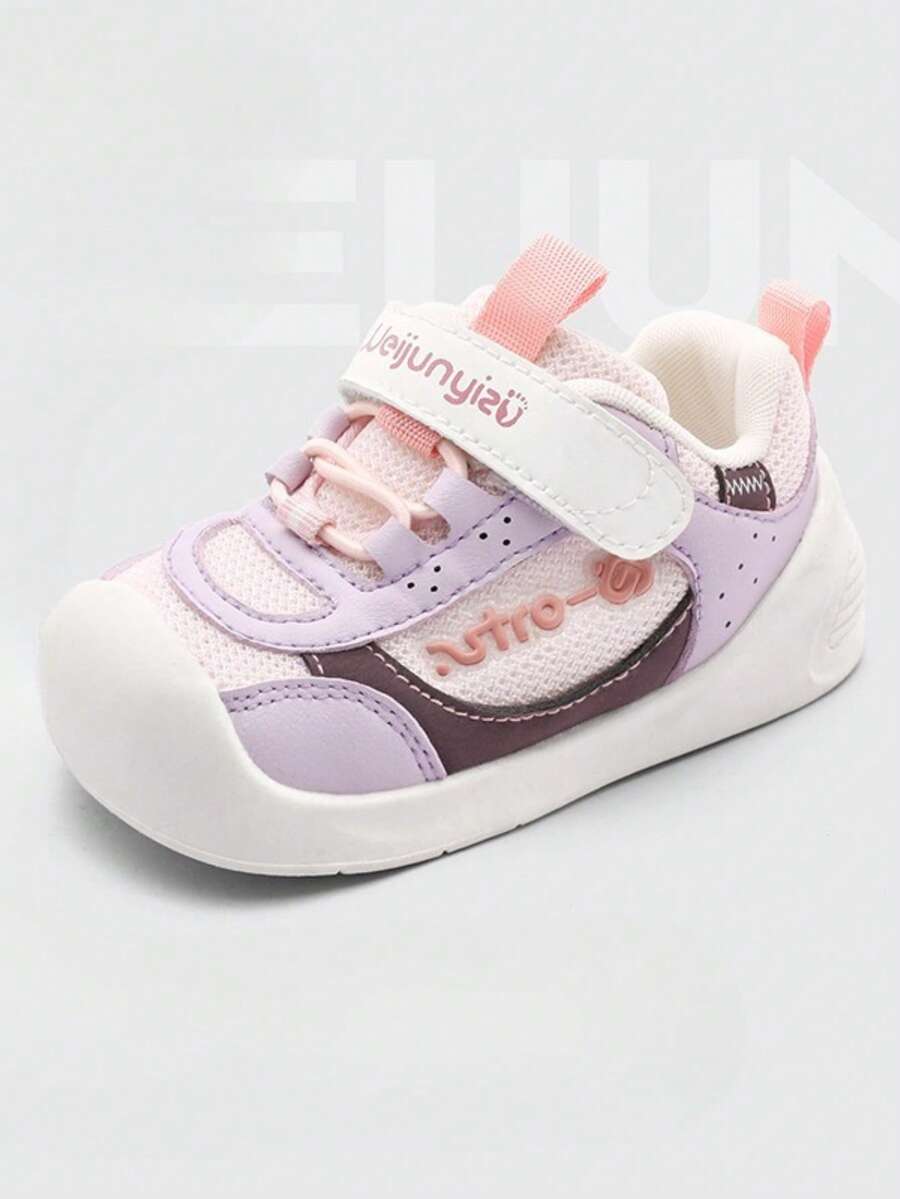 Zapatos para dar los primeros pasos nuevos de 2026 para bebé niño, modelos de primavera y otoño - Morado - Ver 1
