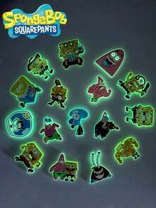 SpongeBob SquarePants Bộ trang trí tiệc sinh nhật chủ đề SquarePants gồm 6/12/24 món, họa tiết dễ thương, hình dáng độc đáo, hình chiếc giày phát sáng trong bóng tối, thích hợp cho túi đi biển, guốc, dép xăng đan. Được làm từ chất liệu PVC, có thể dùng làm vật trang trí giày, mặt dây chuyền giày, quà tặng sinh nhật, Giáng sinh, Ngày lễ tình nhân, Halloween. Có thể dùng làm mặt dây chuyền cho guốc gỗ rỗng, guốc gỗ rỗng, phụ kiện guốc gỗ rỗng. Các kiểu trang trí giày bằng cao su mềm ngẫu nhiên, thích hợp làm quà tặng sinh nhật, quà tặng ngày lễ, quà nhét túi quà và quà nhét tất Giáng sinh. - Nhiều màu - Xem 2