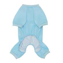 1 bộ áo liền quần in hình sao và trăng "Con yêu mẹ", màu xanh nhạt, chủ đề Ngày của Mẹ, phù hợp cho chó và mèo nhỏ/vừa, trang phục Ngày của Mẹ. - Màu xanh nhạt - Xem 11