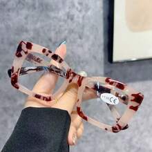 8pcs Multiple Colors Reading Glasses Women Men Oprah Style Computer Square Reader Spring Hinge Eyewear Super Suitable For Reading Books Newspapers Or Mobile Phones And Are Also Thoughtful Gifts For Elders - 8pcs - View 4
