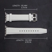 1 Dây đeo đồng hồ bằng da PU tương thích với Apple Watch Ultra 3 49mm Series 11 10 9 8 7 6 SE 5 4 46mm 45mm 44mm 41mm 40mm - 42/44/45/46/49mm - Xem 3