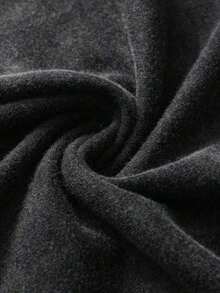 2PC Black Mens Creative T Shirt And Shorts Set American Vintage Full Print Street Wear Essential Graphic Tee And Shorts With Anti Sociall Sociall Club Logo And Spider Print Washed Look Casual Outfit For Everyday WearWomen's Vintage Washed Set (Unisex) - Black - View 6