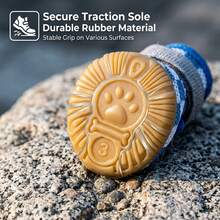 Breathable Mesh Checkered Pet Shoes, Anti-Slip Rubber Sole Dog Boots With Adjustable Straps, Summer Paw Protection For Small Medium Dogs Cats - Blue - View 3