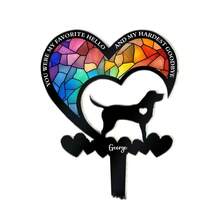 Personalized Pet Photo Acrylic Garden Stake Light Catcher, Gift For Pets - A - View 9