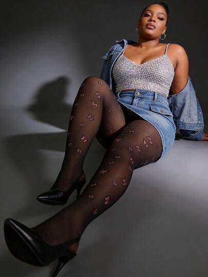 1双90克女士春秋季丝袜，黑色性感透明长袜，秋冬加厚保暖打底裤/连裤袜，冬季工作商务紧身裤（适合10-25℃）