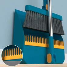Compact Folding Broom Dustpan For Household Cleaning - A - View 2