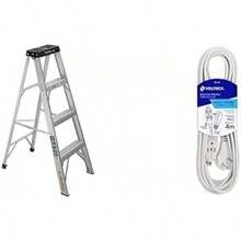 Truper EST-35, Escalera de tijera tipo III, 5 escalones, con bandeja - Escalera - Ver 10