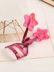 1/2支装睫毛夹，持久卷翘，便携式一体式睫毛夹，新手友好型眼妆工具 - 彩色 - 查看 9