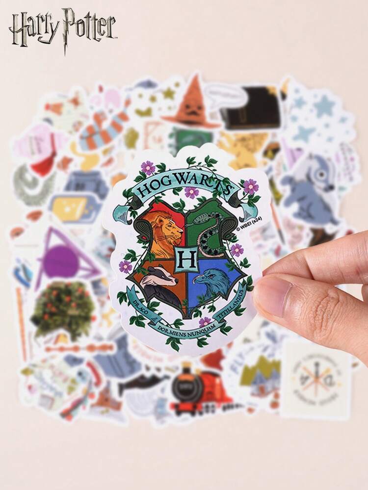 Warner Bros 100PCS Officially Licensed PVC Stickers Featuring Hermione Granger Ron Weasley And House Designs Waterproof Durable Vinyl Decals For Laptop Water Bottle Phone Luggage Skateboard Decoration Gift For Friends Fans Collectors - Stickers - View 10