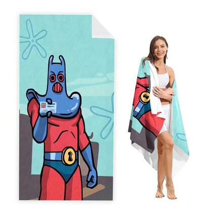  1 Khăn tắm/khăn đi biển SpongeBob SquarePants bằng sợi microfiber, mềm mại và thoải mái, thấm hút cao, thích hợp sử dụng vào mùa hè ở bãi biển, phòng tắm gia đình, khách sạn, phòng tập thể dục, phòng xông hơi. Có thể dùng như khăn tắm, khăn tắm toàn thân hoặc khăn đi biển. Chất liệu cao cấp.