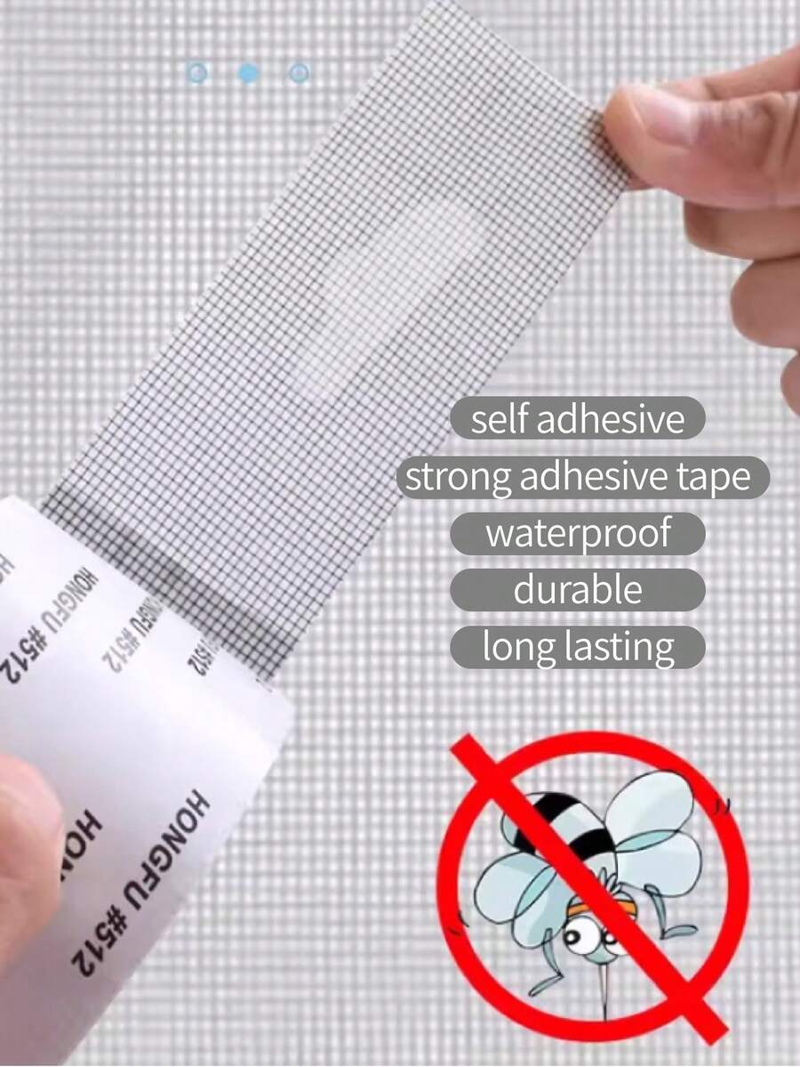 2 cuộn băng keo sửa chữa lưới chống muỗi bằng sợi thủy tinh bền chắc, màu xám, kích thước 2m (79 inch x 5.08 cm), bộ vá lưới cửa sổ bằng lưới vô hình, keo dính mạnh, chống muỗi và côn trùng, dùng để sửa chữa lưới chống muỗi cho ban công, sân vườn, nhà ở. Tự làm (DIY).