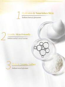 1pc/2pcs POND'S Gentle Cleansing Foam - Rice & Amino Acid Formula, Hydrating Facial Cleanser For Dry & Sensitive Skin, Non-Greasy Daily Face Wash For All Skin Types, 150g - Bamboo Charcoal - View 6