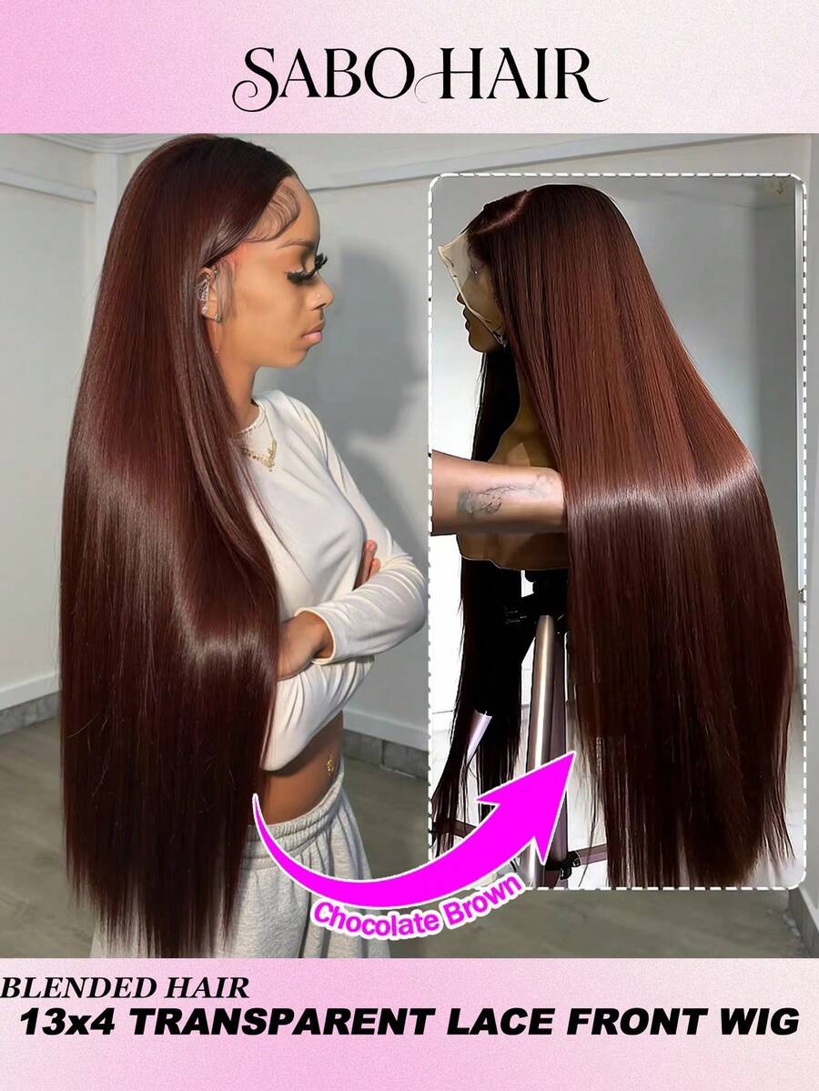 Tóc giả nguyên chất mật độ 200% dài 28 inch, tóc mái số 4, tóc thẳng tự nhiên, ren trước HD 13*4, vùng ren lớn 13x6, đã tỉa sẵn tóc con, nút thắt đã tẩy trắng, đường chân tóc tự nhiên, tóc hòa quyện dành cho phụ nữ.