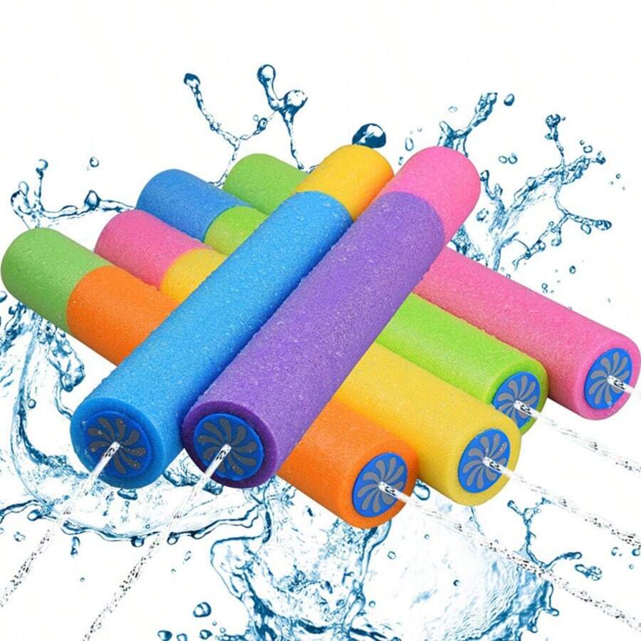 2026 New Arrival 1pc Summer Retractable Water Gun, Suitable For Parties, Birthdays, Summer Gifts, Graduation Gifts, Squishy, Summer Party - Multicolor - View 1