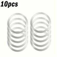 10个无线充电磁环，不锈钢粘性贴片，兼容所有手机，车载手机支架，兼容性强，经久耐用，多功能设计，时尚金属手机磁贴，不含电池的手机配件 - 彩色 - 查看 4