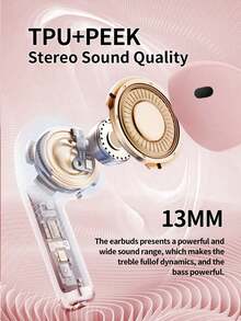 Wireless Earbuds, True Wireless Bluetooth Headphones - Compatible With Apple And Android, Built-In Microphone, Sweat-Proof, White - View 3