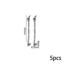 5pcs/Pack Stainless Steel Lobster Clasp With Extended Chain, Sun, Moon, Heart, Faux Pearl Pendant DIY Jewelry Accessories - Multicolor (5 Pieces) - View 22