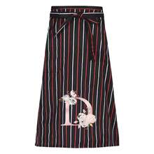 Apron Oil-Proof Waterproof Household Cooking Kitchen Apron Chef Work Apron Adjustable Adult Waist Apron Pink Flower 26 Initial Letter A-Z Coffee Overalls With Pocket Kitchen For Men Women Necessary - 1pc - Black and Red Bar - View 16