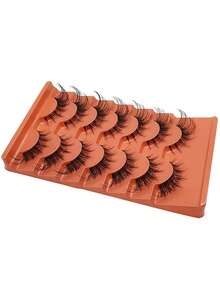 斜角飞型芒果眼假睫毛 - 自然卷翘，打造精致妆容，轻松打造闪亮妆效 - 查看 3