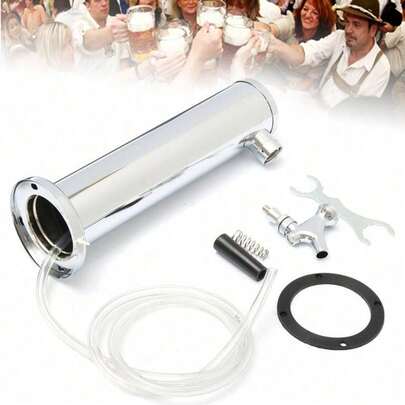 SanBouSi Beer Dispenser Single Tap Beer Tower Beverage Dispenser