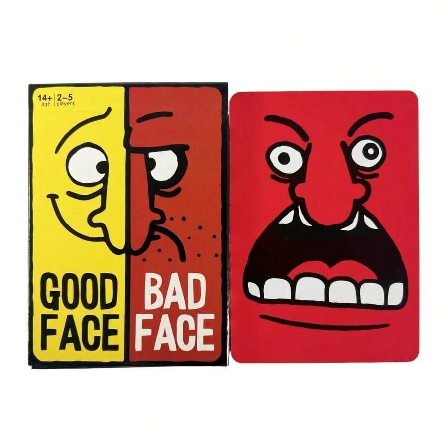 Juego de fiesta de expresiones faciales completas con cartas de personajes vibrantes y mecánicas ágiles para - Multicolor - Ver 1
