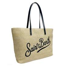 European And American  Beach Straw Bag, Travel And City Straw Bag, European And American Large Capacity Woven Shoulder Bag - 草蓆款 - 查看 2