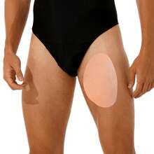 10PCS Invisible Thigh Anti-Chafe Patches High Elasticity & Ultra-Thin Inner Thigh Protectors For Chafing Prevention Discreet & Comfortable Wear - 杏色 - 查看 2