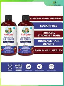 Hair Care & Skin Renew GummiesBundle -Daily Liquid Hair Formula 16 Oz & SkinRestore + Renew Gummies 60 Ct - 2瓶 - 查看 1