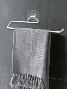 Bộ 2 giá đựng khăn giấy đa năng treo tường, thích hợp cho nhà bếp, phòng khách, phòng tắm, phòng ngủ, không cần khoan, vật dụng thiết yếu cho nhà bếp, có thể đựng khăn vải dùng một lần và khăn giấy, giá đựng khăn giấy nhà bếp, giá để ráo nước. - Xem 2